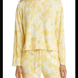 2 piece BP blue tie dye pajama set